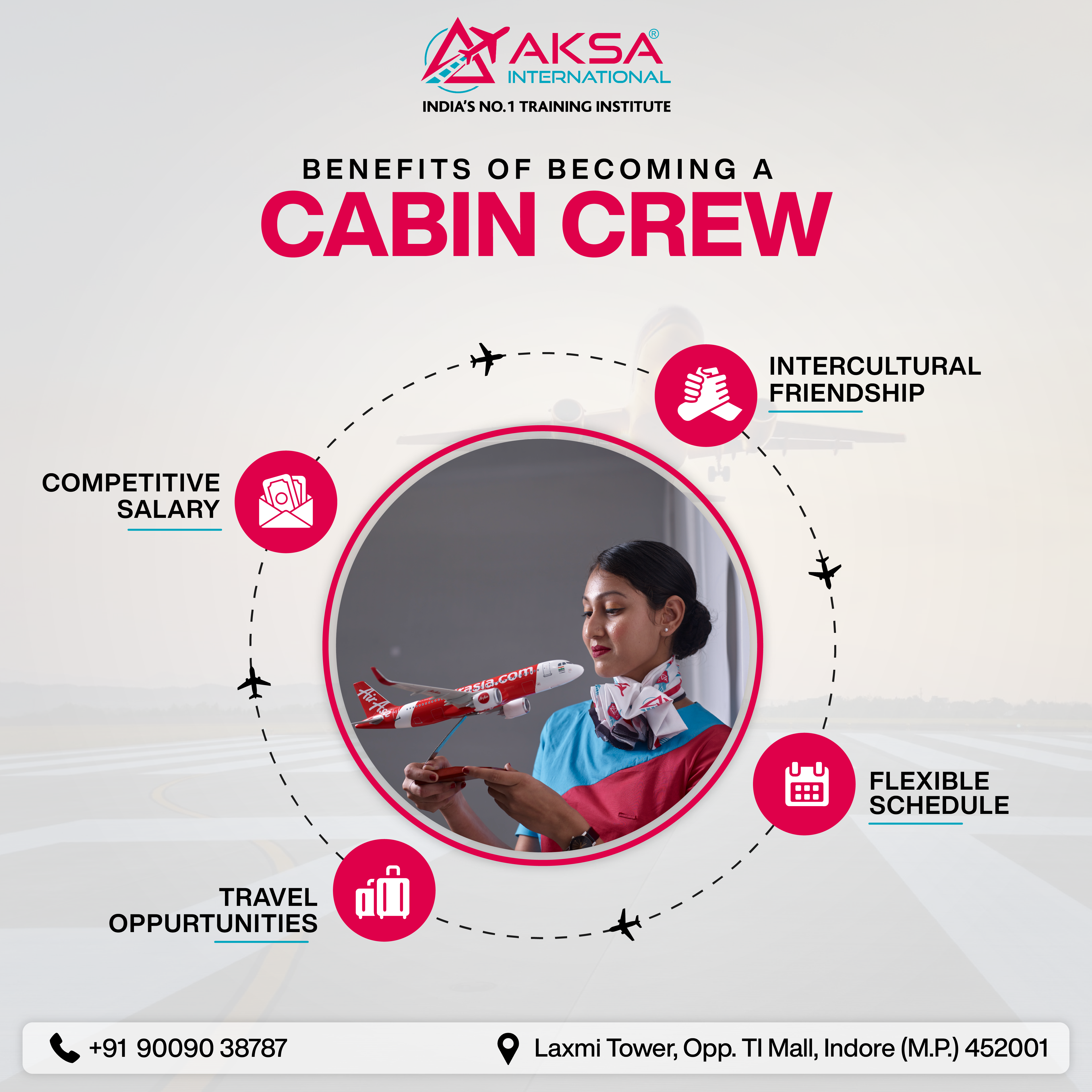 air hostess training institute in indore