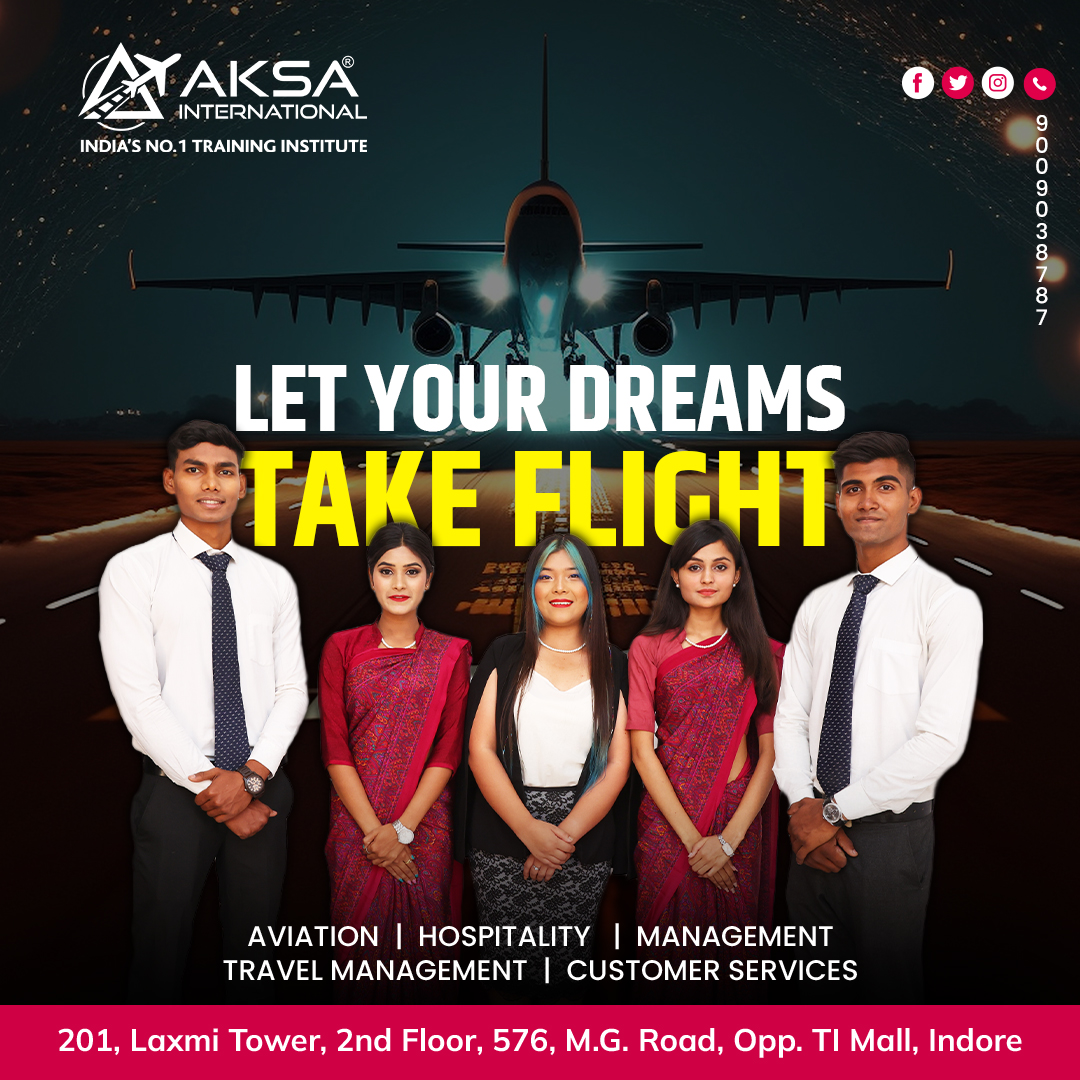 air hostess training institute in indore fees