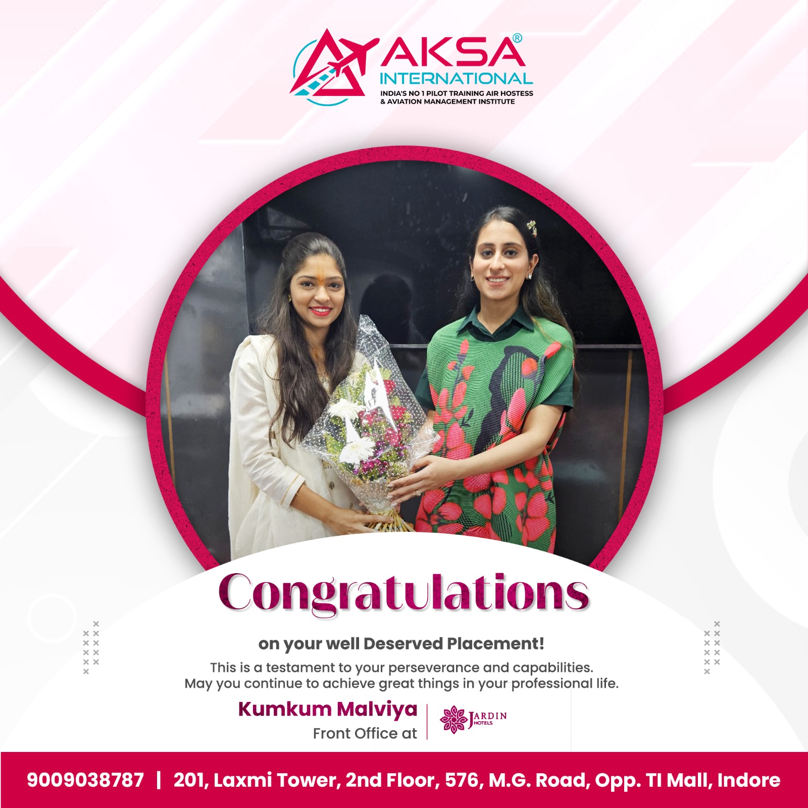 air hostess training institute in indore