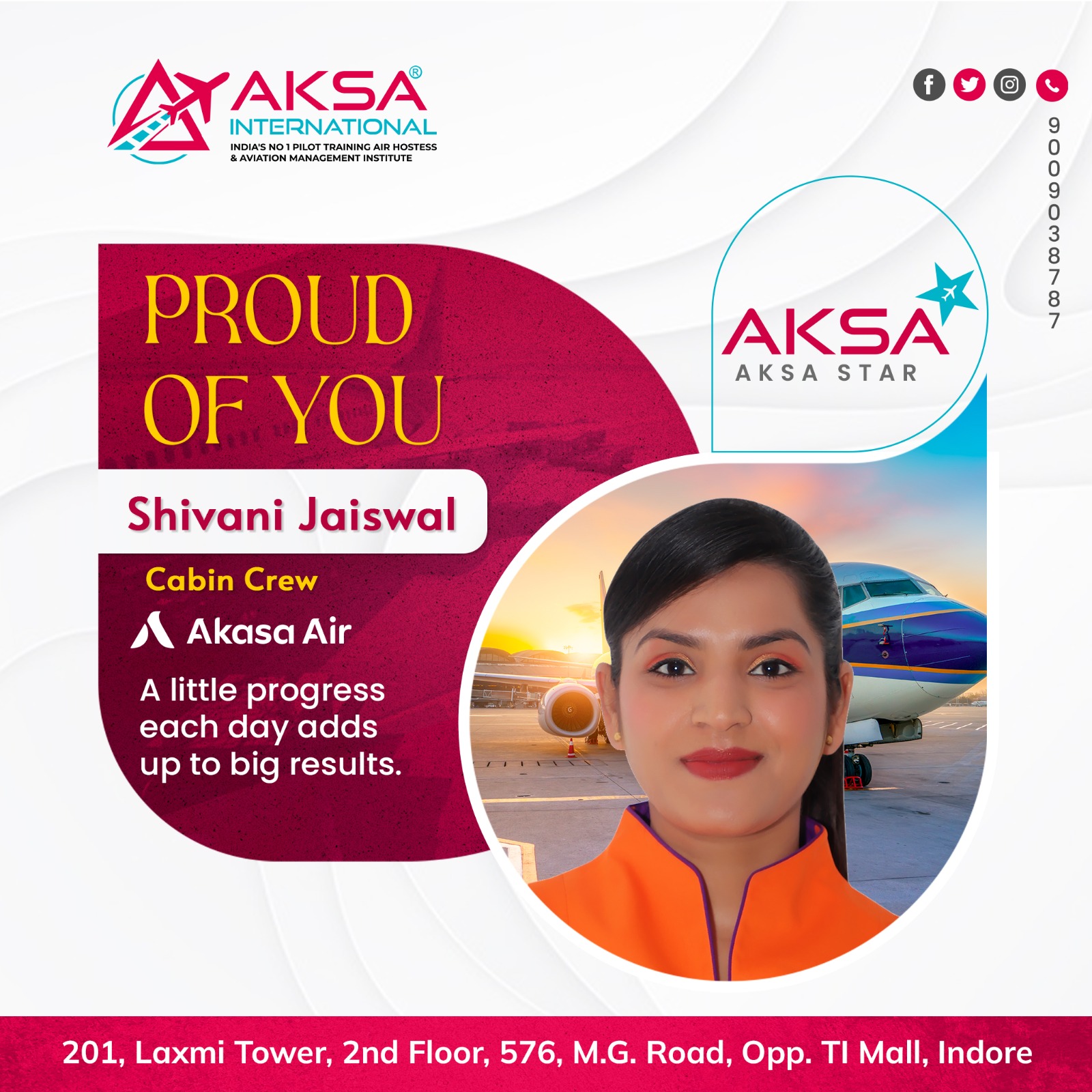 air hostess training in indore