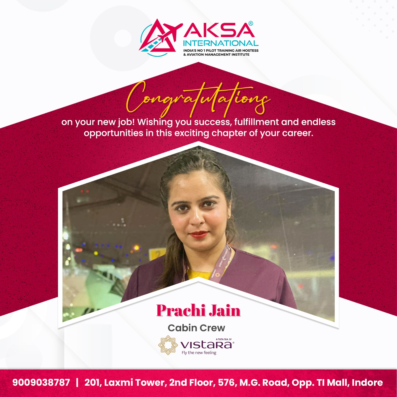 air hostess training in indore