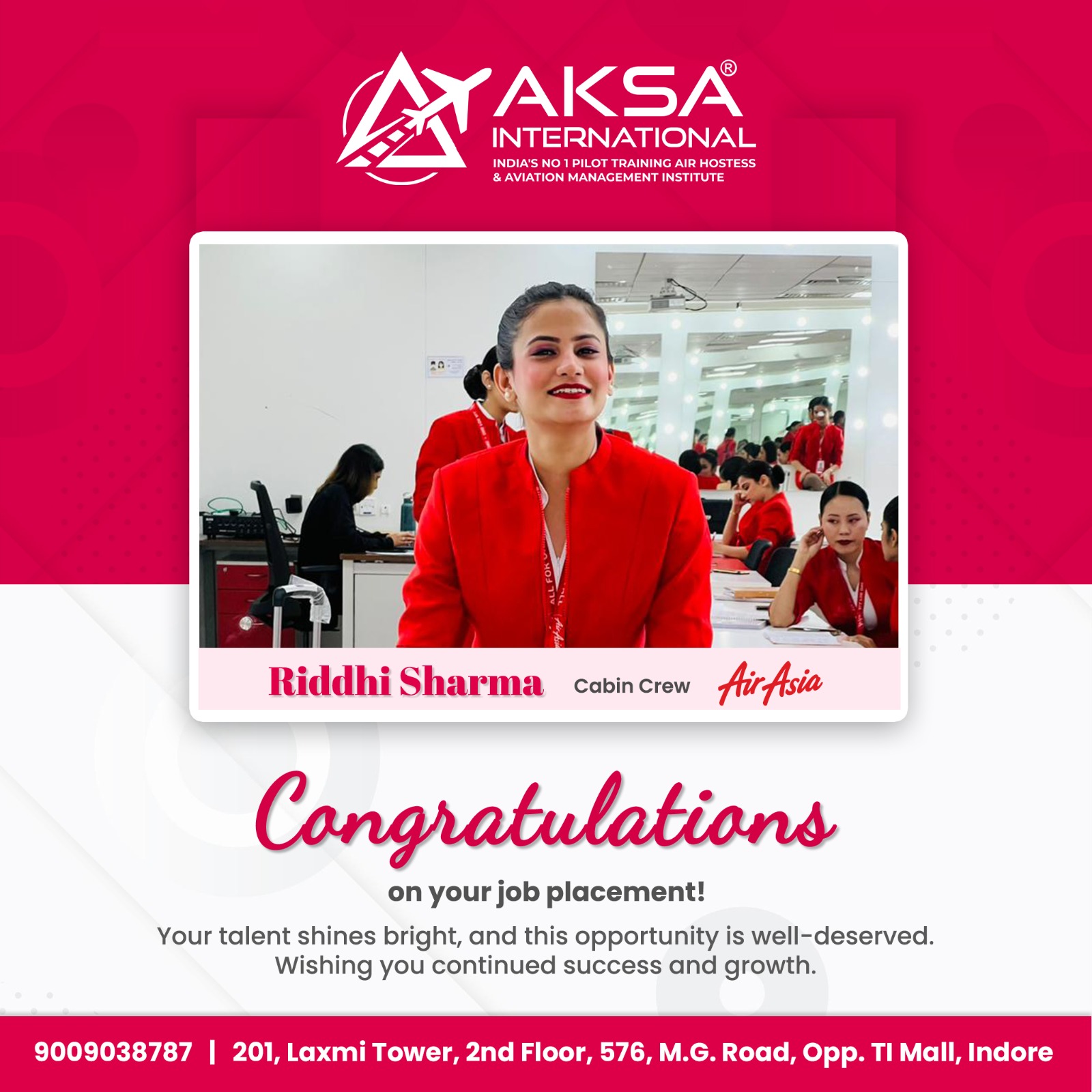 air hostess training in indore