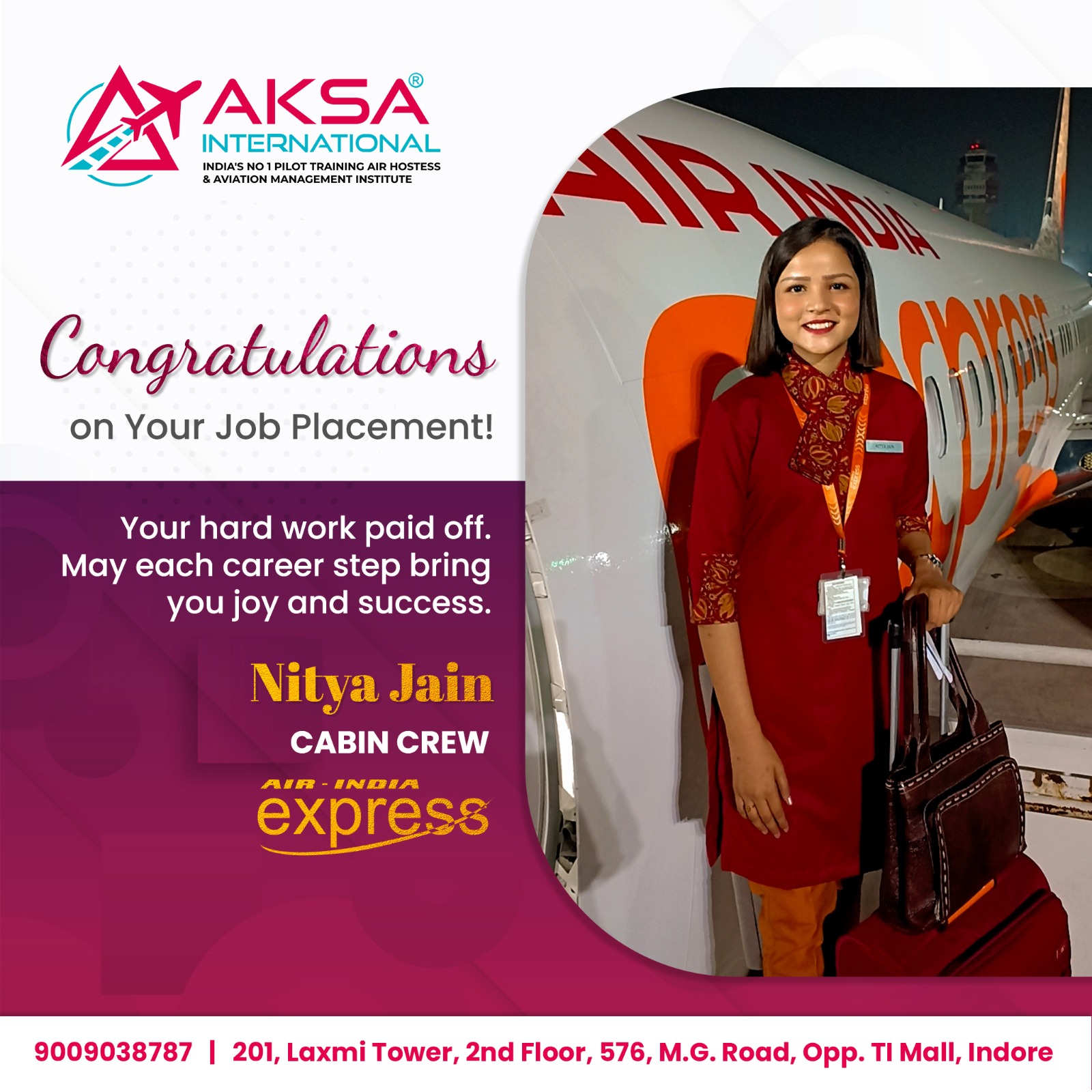 air hostess training in indore