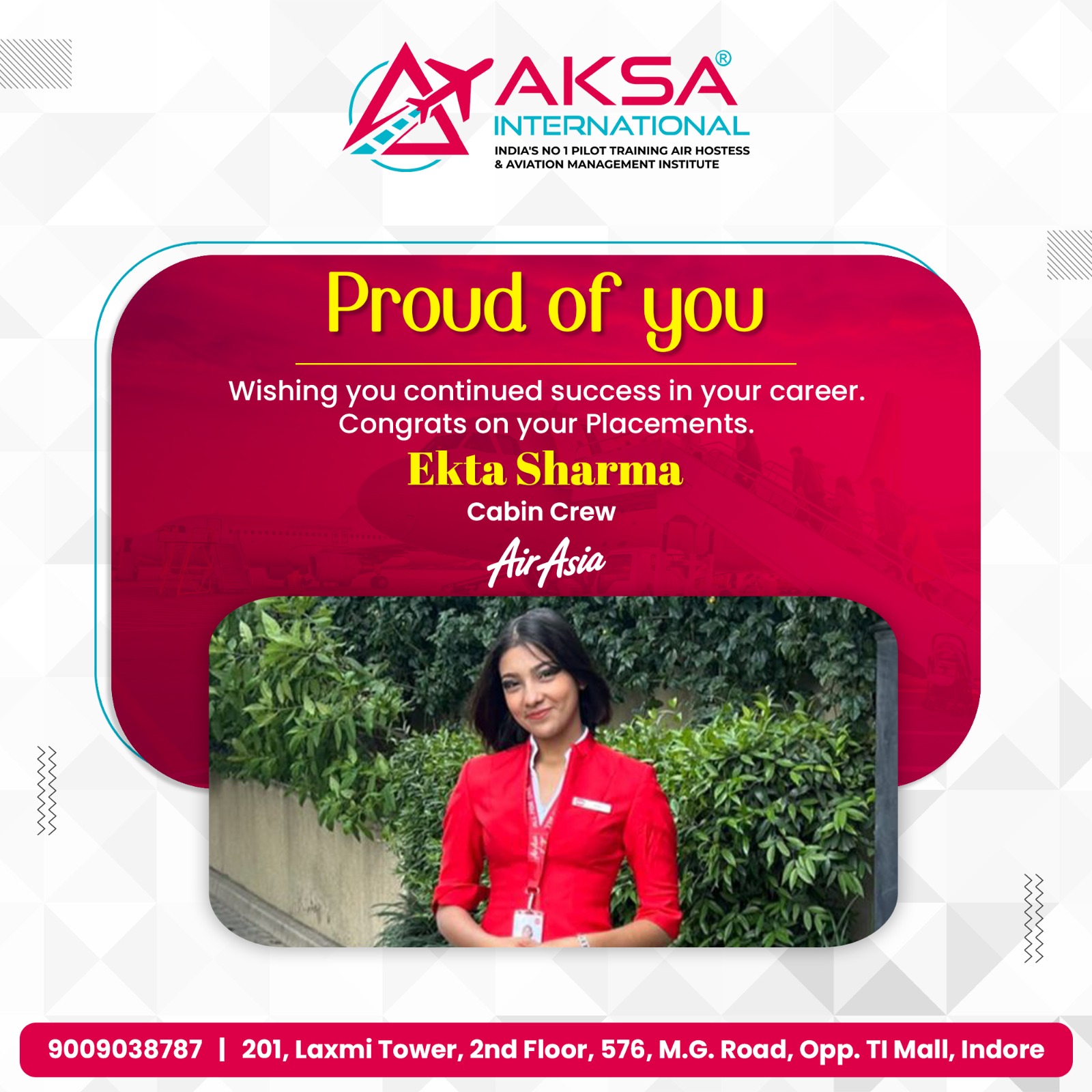 air hostess training in indore