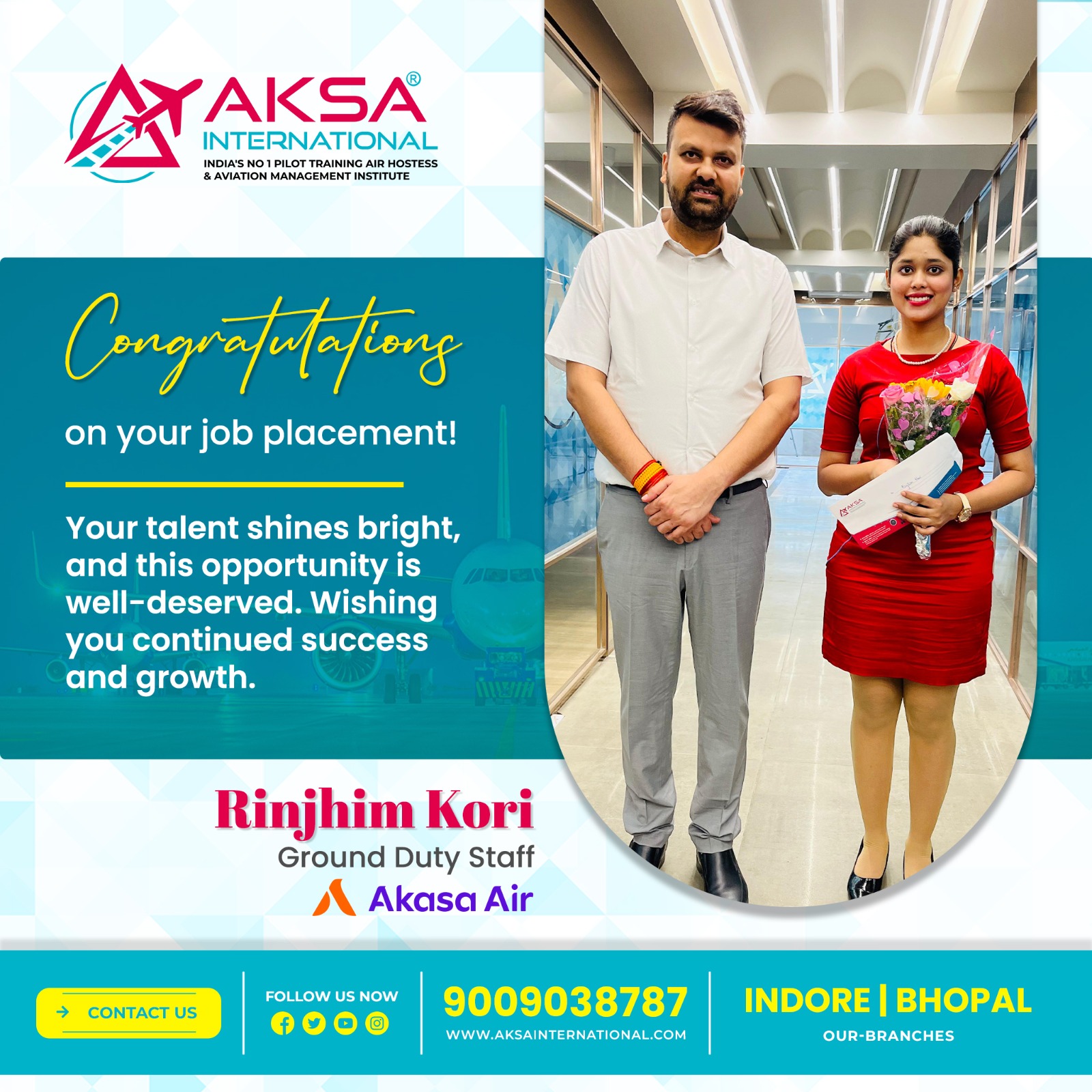 air hostess training in indore