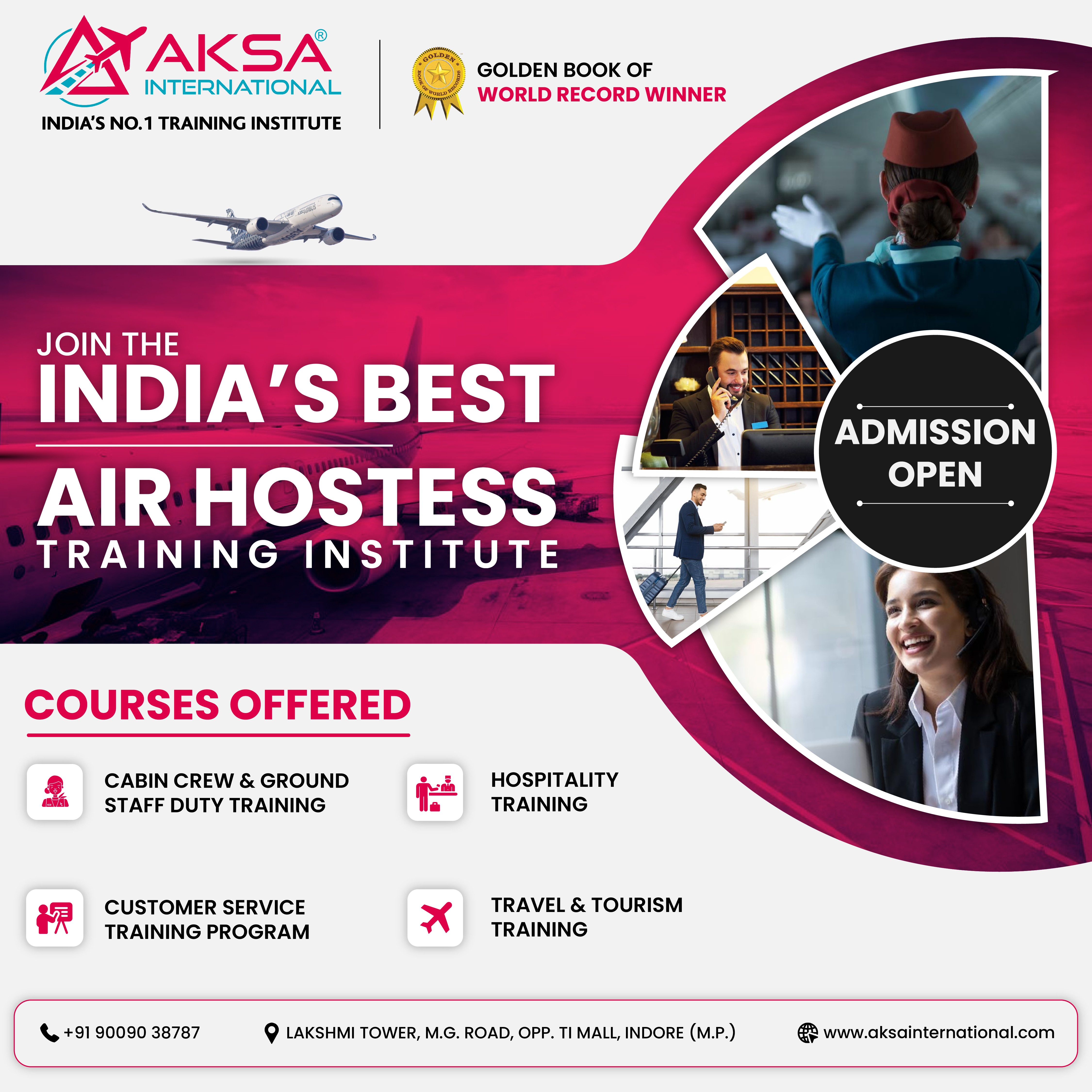 Air Hostess Training Institute In Bhopal