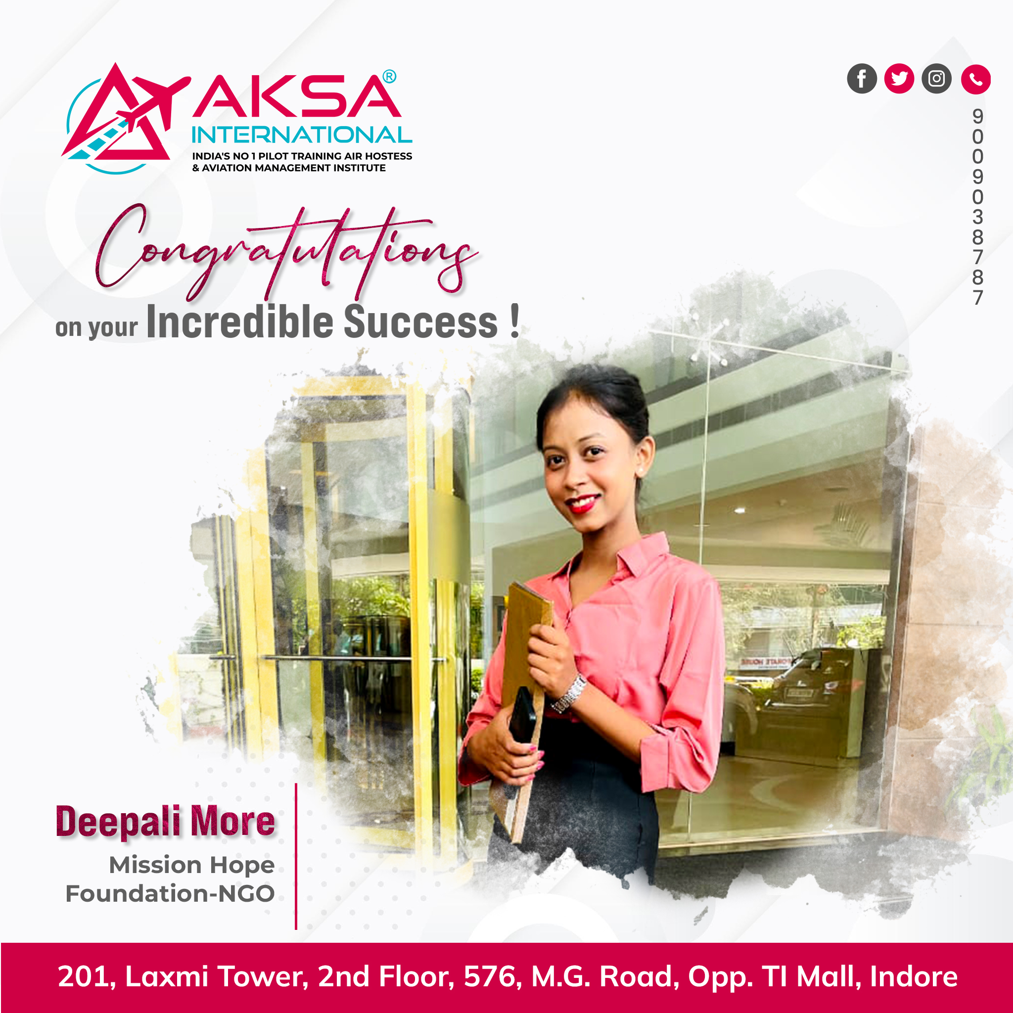 air hostess courses in indore